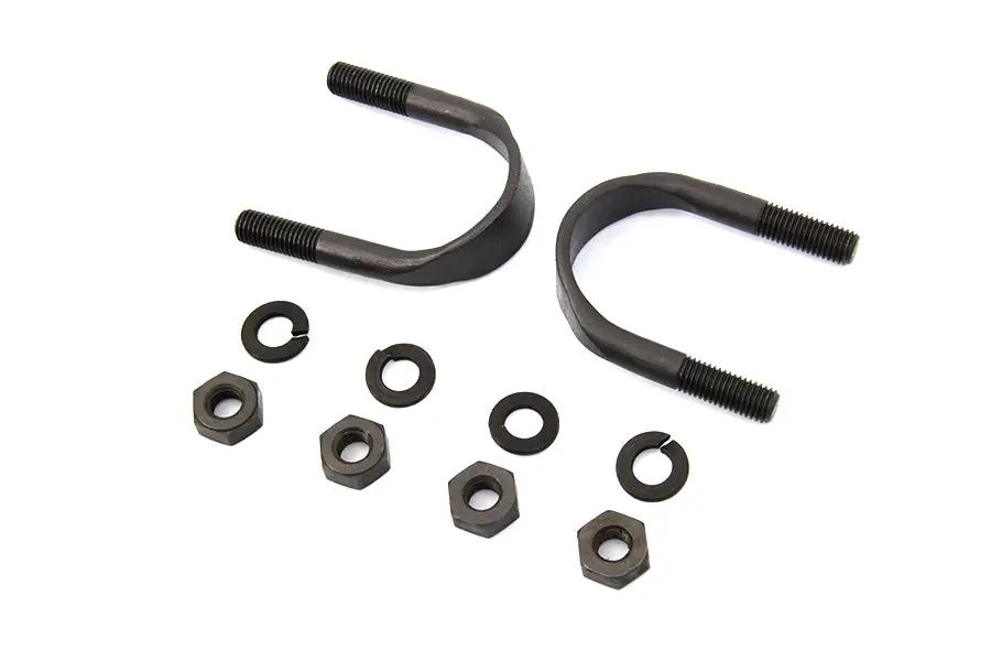 Colony Leg Shield and Fairing U-Bolt Mount Kit Parkerized for Harley Davidson FL 1951-1960 by Colony