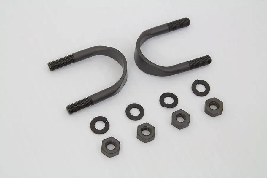 Colony Leg Shield and Fairing U-Bolt Mount Kit Parkerized for Harley Davidson FL 1951-1960 by Colony