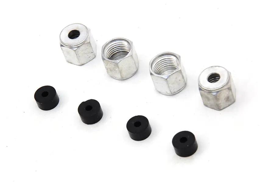 Colony Rocker Arm Cover Oil Line Fitting Nuts and Seals Kit for Harley Davidson FL Models by Colony