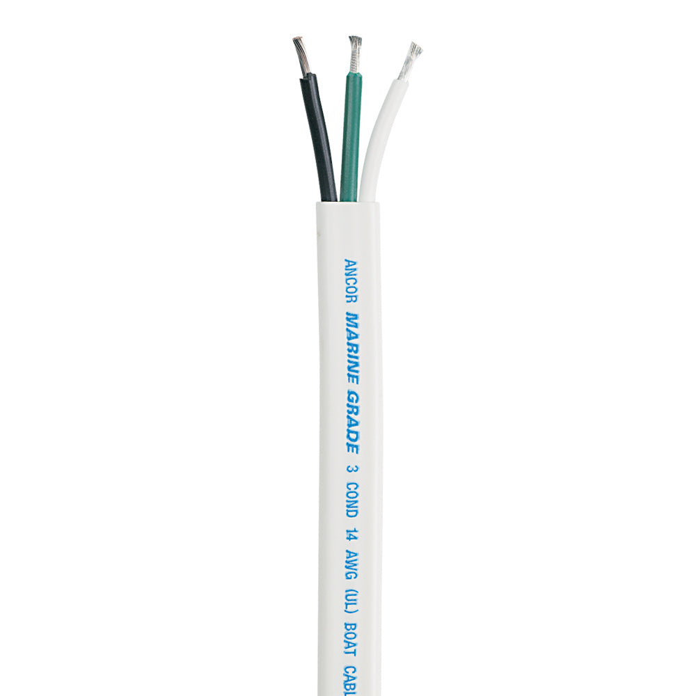 Ancor Triplex Cable 14/3 AWG - 100 Feet Marine Grade Power Cable