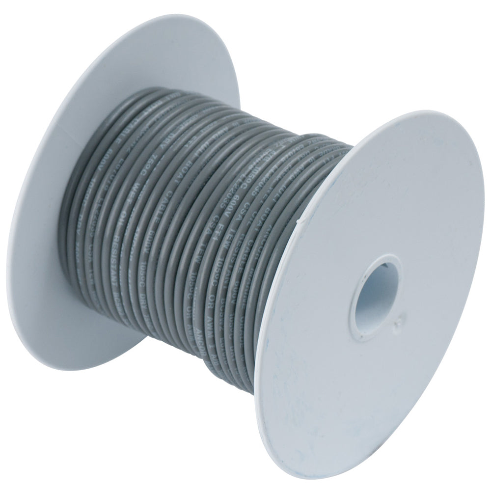 Ancor Grey 16 AWG Primary Wire - 100 Feet for Marine and Automotive Applications