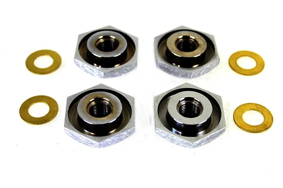 Colony Original Style Chrome Knuckle Nut Set for Harley Davidson 1936-1945 by Colony