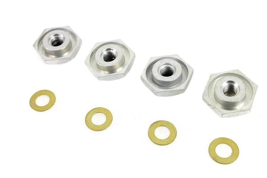 Colony Knuckle Nut Set Cadmium Plated for Harley Davidson 1936-1945 by Colony