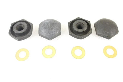 Colony Knuckle Nut Set Parkerized for Harley Davidson EL and FL Models by Colony