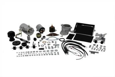 Volt Tech Hitachi Chrome Electric Starter Kit for Harley Davidson FXE (1971-1979) by Volt Tech