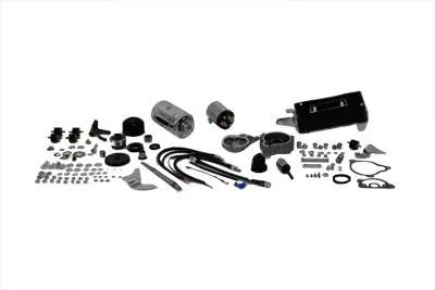 Volt Tech Hitachi Chrome Electric Starter Kit for Harley Davidson FLH (1982-1984) by Volt Tech