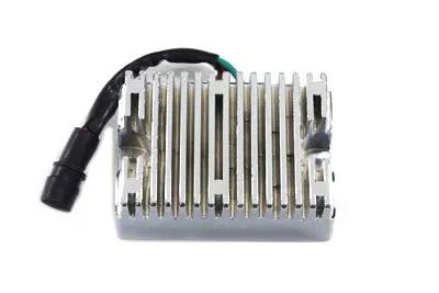 Volt Tech Chrome 12 Volt Regulator for Harley Davidson XL Models - Reliable Voltage Control by Volt Tech