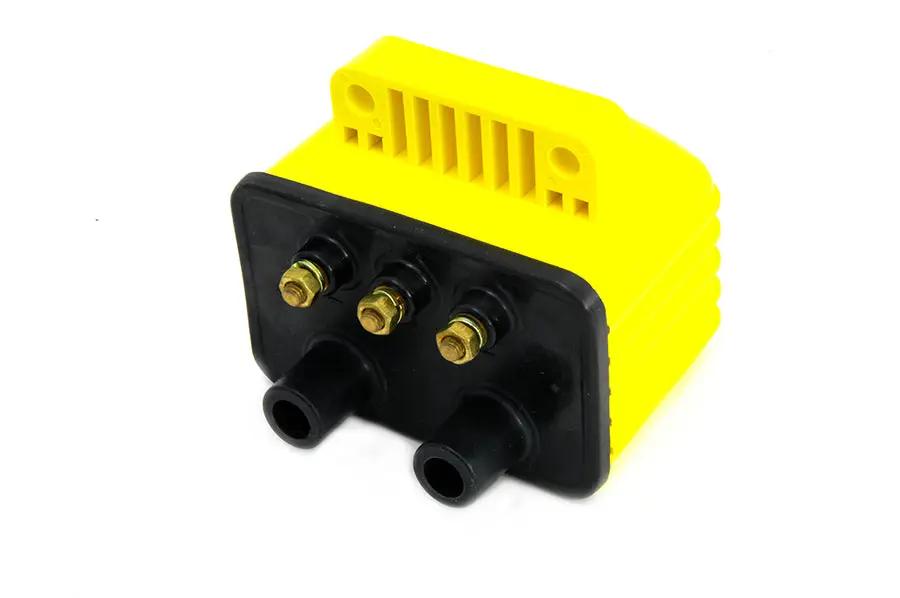 Accel Yellow Single Fire Super Coil for Harley Davidson FL – Part #140408 by Accel