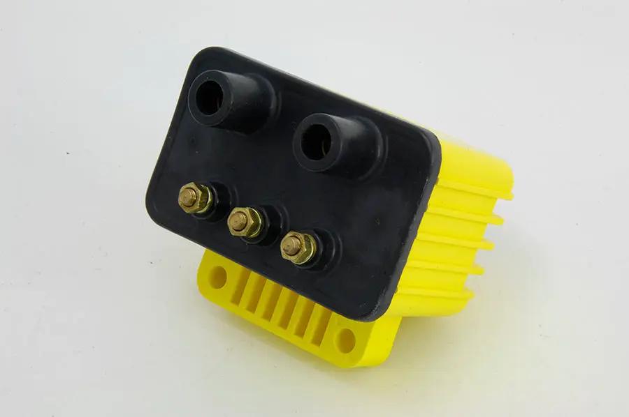 Accel Yellow Single Fire Super Coil for Harley Davidson FL – Part #140408 by Accel