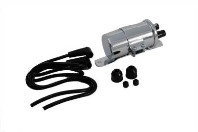 Volt Tech 12 Volt Dual Coil with Bracket - Round Chrome Design by Volt Tech