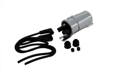 Volt Tech 12 Volt Dual Coil with Bracket - Round Chrome Design by Volt Tech