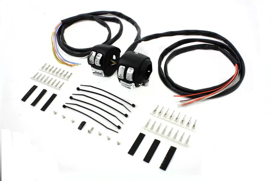 Volt Tech Handlebar Control Switch Housing Kit for Harley Davidson XL & FXD Models - Part 371014 by Volt Tech