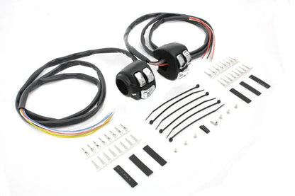 Volt Tech Handlebar Control Switch Housing Kit for Harley Davidson XL & FXD Models - Part 371014 by Volt Tech