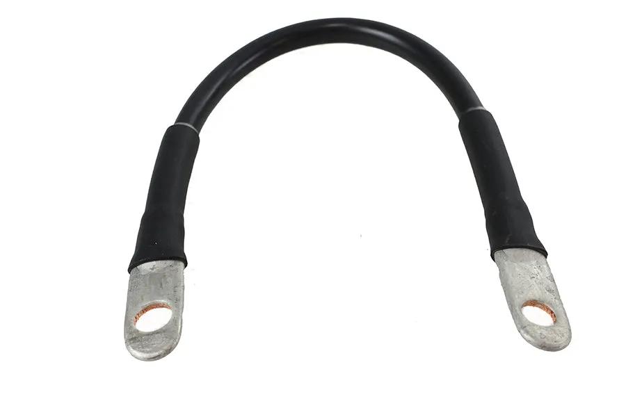 V-Twin Black Positive/Negative 10-3/4 inch Battery Cable for Harley Davidson FXR and XL Models by V-Twin