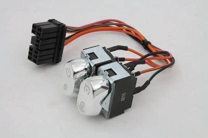 Volt Tech Rocker Style Handlebar Switch Kit Chrome for Harley Davidson FLHX (2008-2017) by Volt Tech