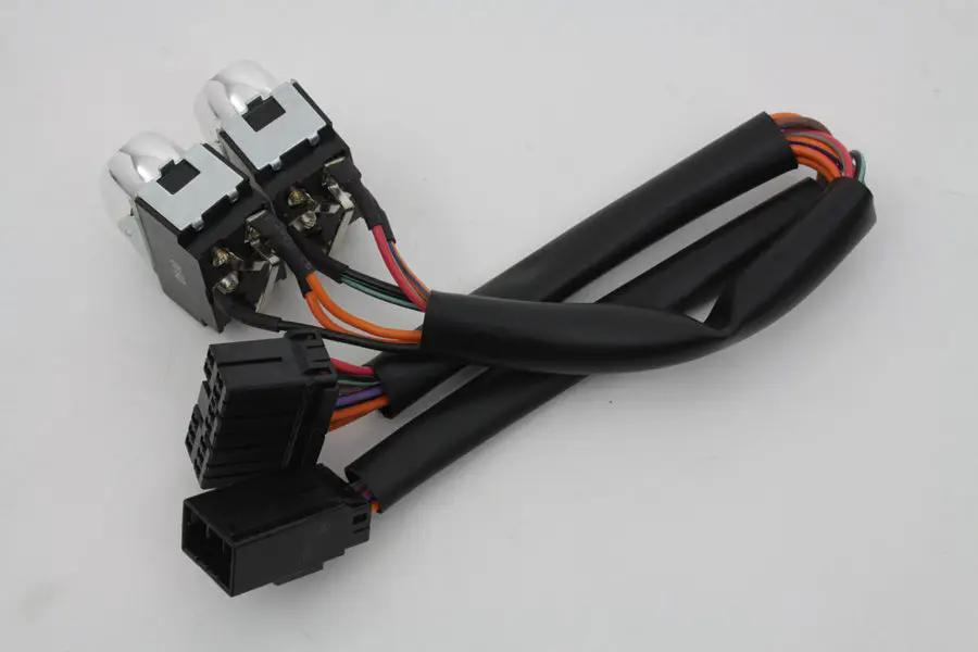 Volt Tech Rocker Style Handlebar Switch Kit Chrome for Harley Davidson FLTR 2004-2013 by Volt Tech
