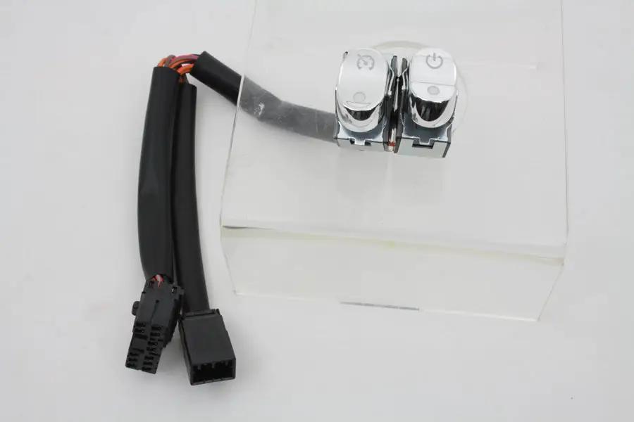 Volt Tech Rocker Style Handlebar Switch Kit Chrome for Harley Davidson FLTR 2004-2013 by Volt Tech