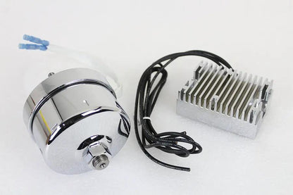 Volt Tech Chrome 17 Amp Alternator Generator Conversion Kit for Harley Davidson G Models by Volt Tech
