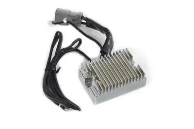 Volt Tech 38 Amp Chrome Regulator with Square Deutsch Plug for Harley Davidson FXST by Volt Tech