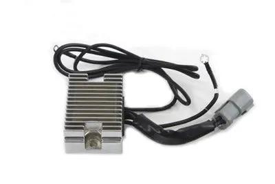 Volt Tech 38 Amp Chrome Regulator with Square Deutsch Plug for Harley Davidson FXST by Volt Tech