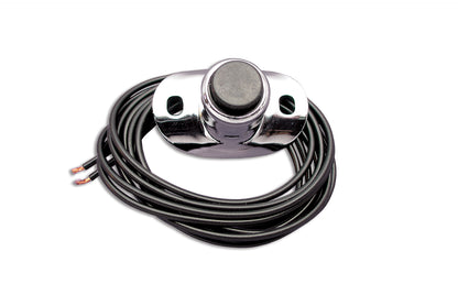 Volt Tech 85955 Chrome Two-Wire Horn Switch Button for Harley-Davidson