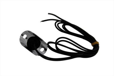 Volt Tech 85955 Chrome Two-Wire Horn Switch Button for Harley-Davidson