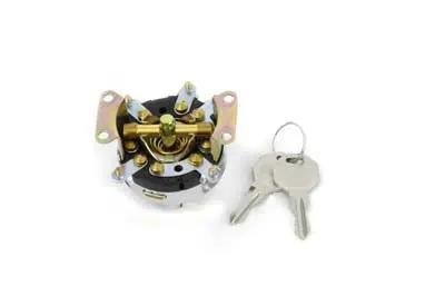 Volt Tech 72584A Steel Ignition Switch with 5 Terminals for Harley Davidson FL Models by Volt Tech