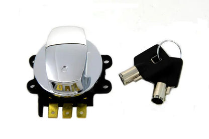 Volt Tech Hinge Ignition Switch Chrome for Harley Davidson FXST (Part #21-0207) by Volt Tech