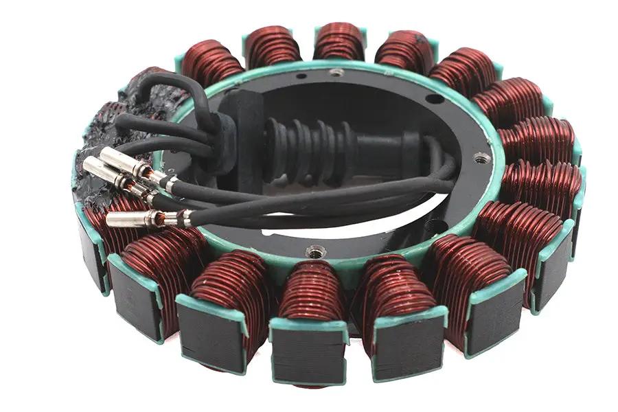 Volt Tech 38 Amp Alternator Stator for Harley Davidson FXST and FLST Models - Part 21-HAS381 by Volt Tech
