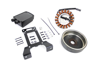 Volt Tech Alternator Charging System Kit 54 Amp Black for Harley Davidson FLT & FLHX Models by Volt Tech