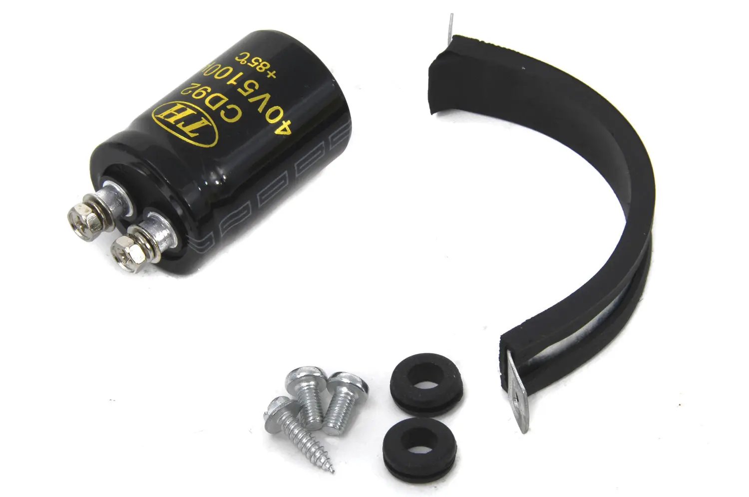 Accel Battery Eliminator Part 151308 with Shock-Resistant Mounting Clamp for Magneto and Generator Systems by Accel