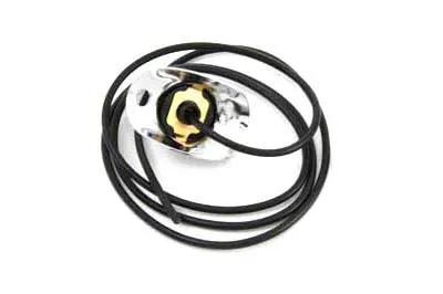 Volt Tech Chrome Handlebar Horn Button Switch Part 19514A for Harley Davidson J and WL Models by Volt Tech