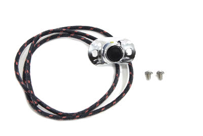 Volt Tech Handlebar Horn Switch Button with Single Wire for Harley Davidson Models