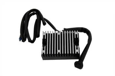 Volt Tech Black Regulator for 12 Volt 15 Amp Harley Davidson FL & FLH Models - Part No. 10-6001 *10'S* by Volt Tech