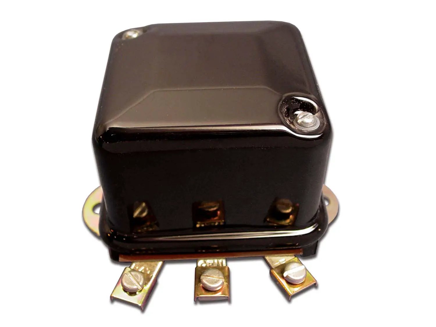 Volt Tech Black 6 Volt Mechanical Regulator Part 77210 for Harley Davidson XLH and FL Models by Volt Tech