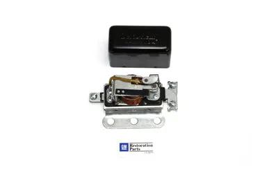 V-Twin Black Replica 3-Brush Delco Remy 6 Volt Relay for Harley Davidson 1938-1944 by V-Twin