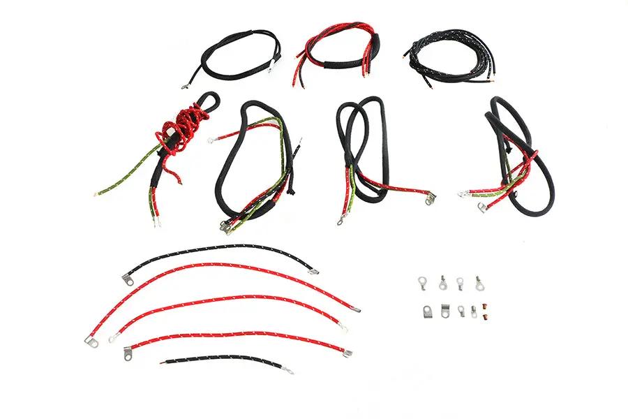 V-Twin Wiring Harness Kit for 1937 Harley Davidson WL & UL Models (Part 4735-36) by V-Twin