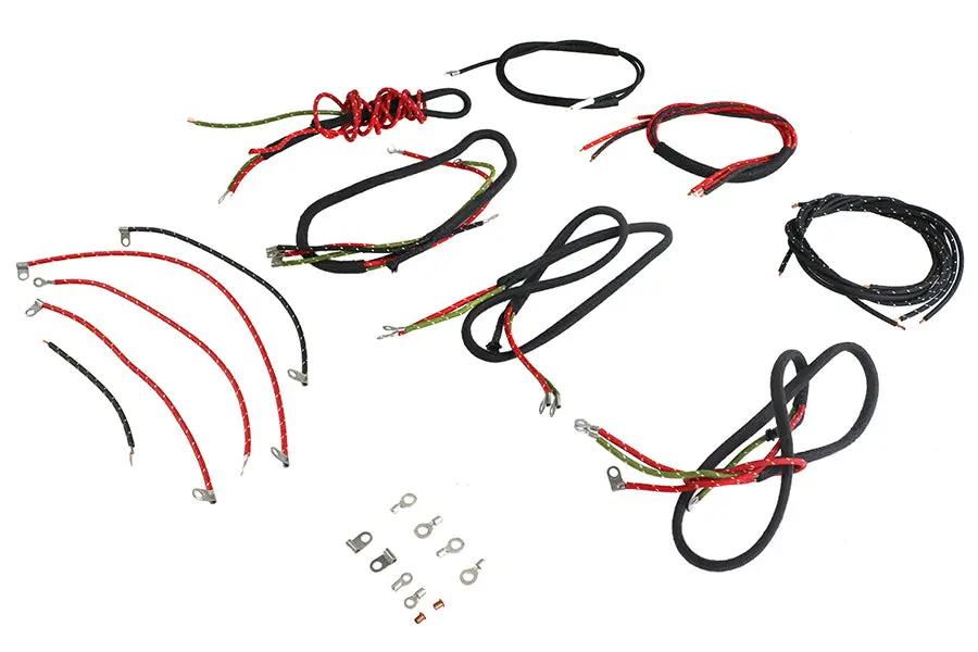 V-Twin Wiring Harness Kit for 1937 Harley Davidson WL & UL Models (Part 4735-36) by V-Twin