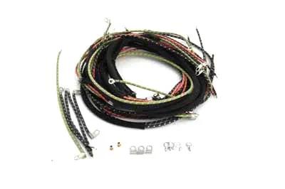 V-Twin Wiring Harness Kit for 1947 Harley Davidson FL, WL, UL, and G Models - Part 32-0704 by V-Twin