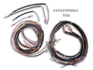 V-Twin Wiring Harness Kit for Harley Davidson FL and FLH Models (1973-1977) by V-Twin