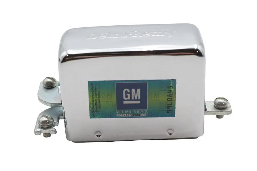 Volt Tech Chrome Replica Delco Remy 3-Brush Generator Relay for Harley Davidson EL and UL Models by Volt Tech