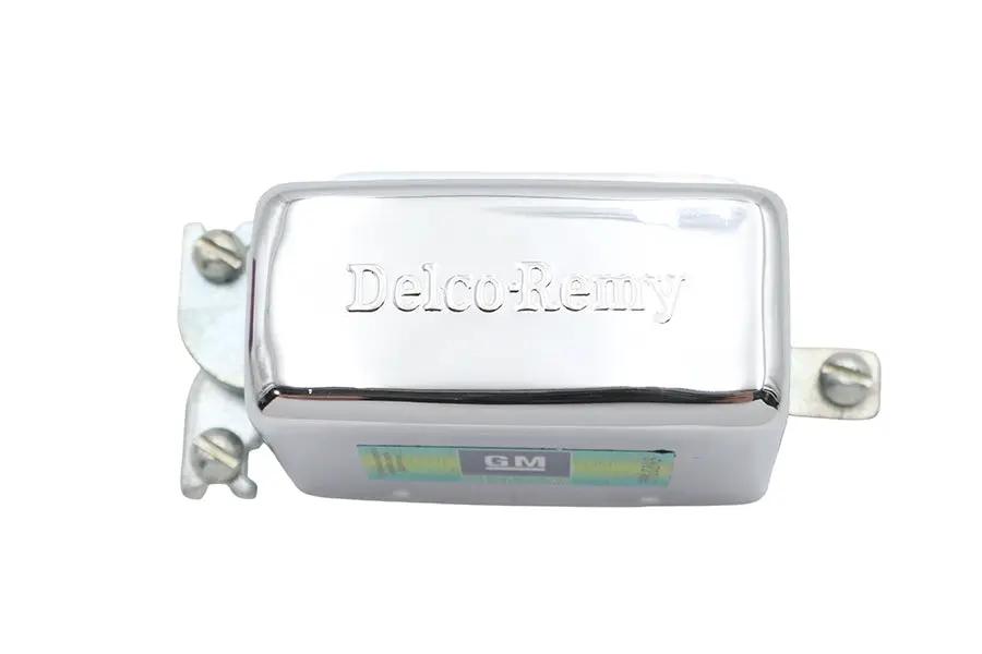 Volt Tech Chrome Replica Delco Remy 3-Brush Generator Relay for Harley Davidson EL and UL Models by Volt Tech
