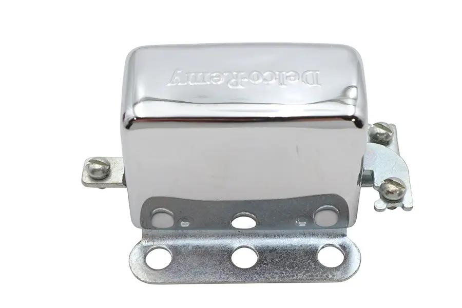 Volt Tech Chrome Replica Delco Remy 3-Brush Generator Relay for Harley Davidson EL and UL Models by Volt Tech