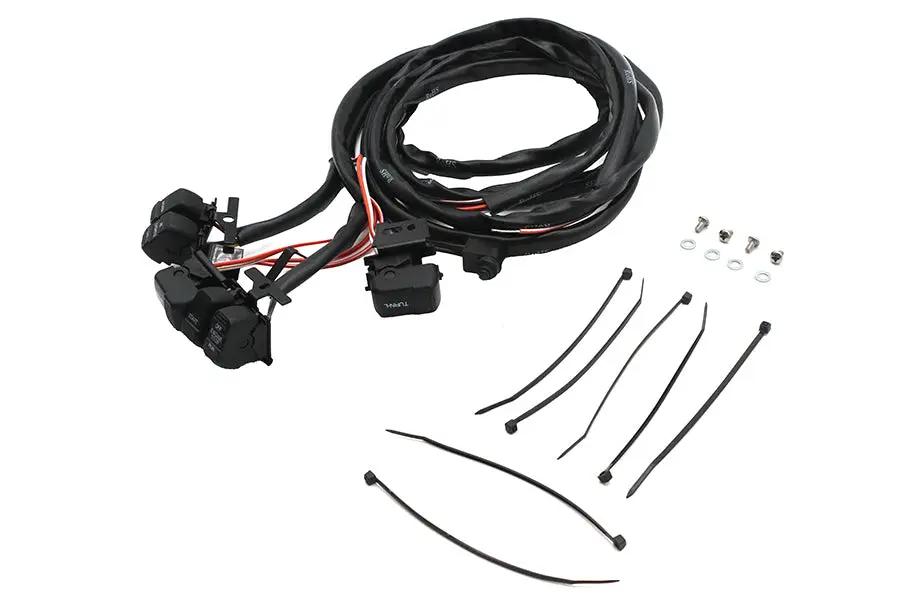 Volt Tech Black Handlebar Switch Kit for Harley Davidson FXST (1996-2005) Part #84135 by Volt Tech
