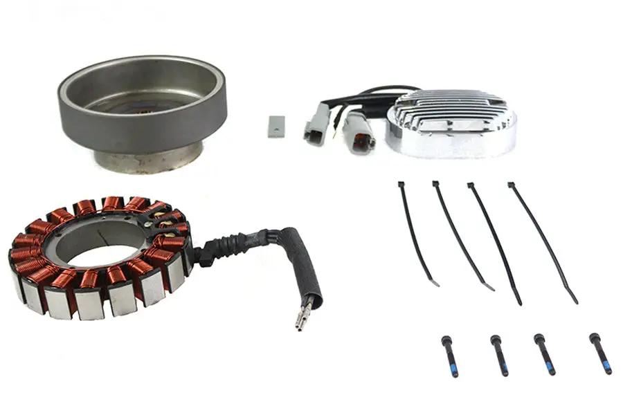 Volt Tech Alternator Charging System Kit 50 Amp for 2007 Harley Davidson FXST by Volt Tech