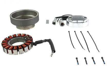 Volt Tech Alternator Charging System Kit 50 Amp for 2007 Harley Davidson FXST by Volt Tech