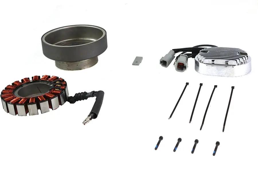 Volt Tech Alternator Charging System Kit 50 Amp for 2007 Harley Davidson FXST by Volt Tech