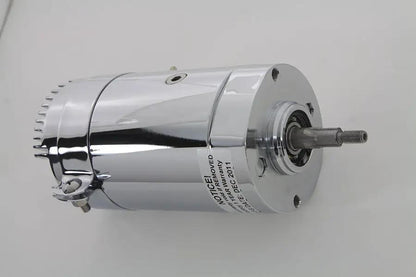 Volt Tech 12 Volt 2-Brush Generator with Low Output Chrome for Harley Davidson FL (1936-1969) by Volt Tech