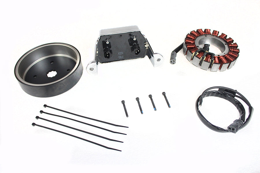 Volt Tech Alternator Charging System Kit 50 Amp for Harley Davidson FLH and FLT (Part Number 32-0836)