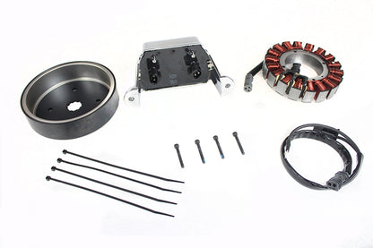 Volt Tech Alternator Charging System Kit 50 Amp for Harley Davidson FLH and FLT (Part Number 32-0836)